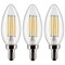3Pk - Satco 4w B11 LED 2700K Candelabra Base Dimmable - 40w equiv